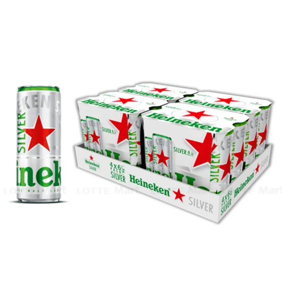 Bia Heineken Silver Lon 330ml