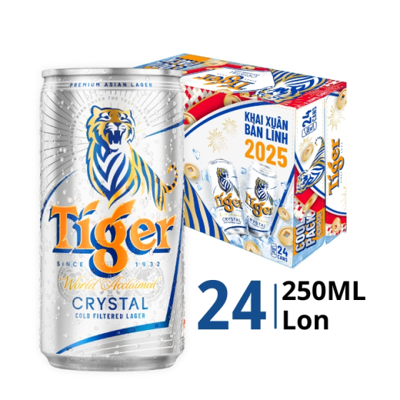 Bia Tiger Bạc 250ml