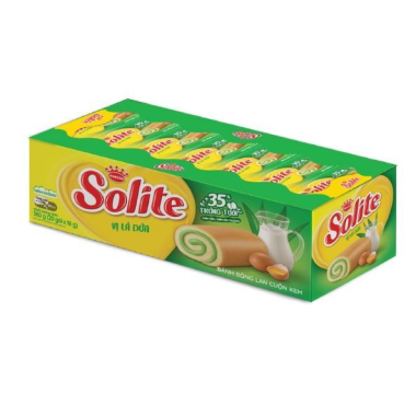 Solite Cuộn Kem Vị Lá Dứa 18g